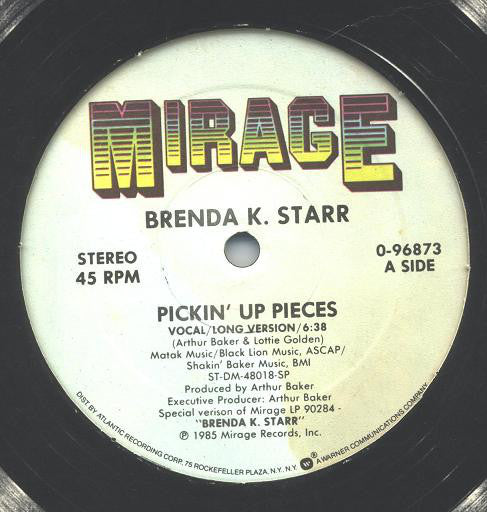 Brenda K. Starr : Pickin' Up Pieces (12", Maxi)