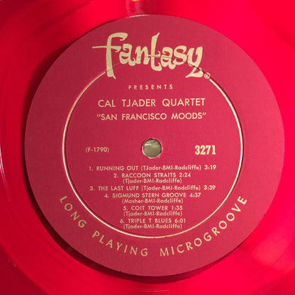 Cal Tjader : San Francisco Moods (LP, Album, Mono, Red)