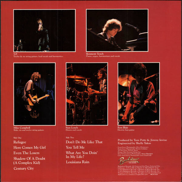 Tom Petty And The Heartbreakers : Damn The Torpedoes (LP, Album, Glo)