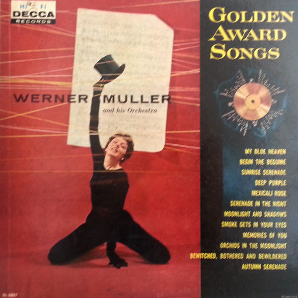 Werner Müller And His Orchestra* : Golden Awards Songs (LP)