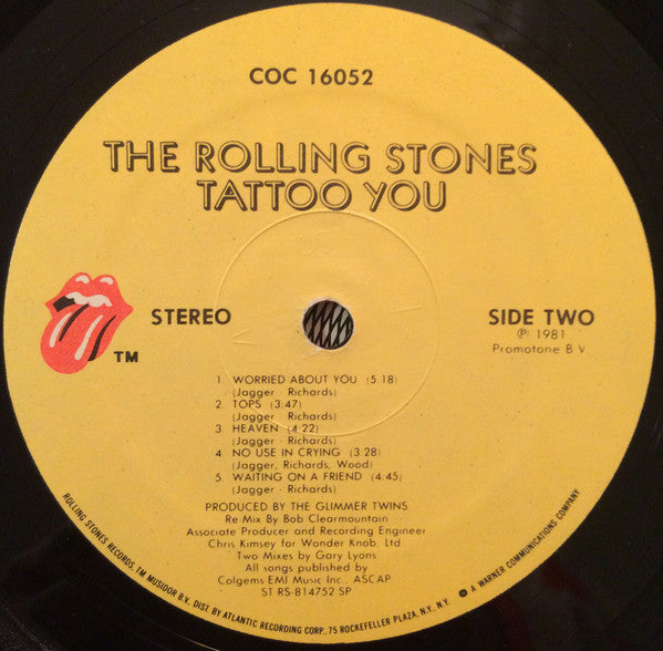 The Rolling Stones : Tattoo You (LP, Album, SP )