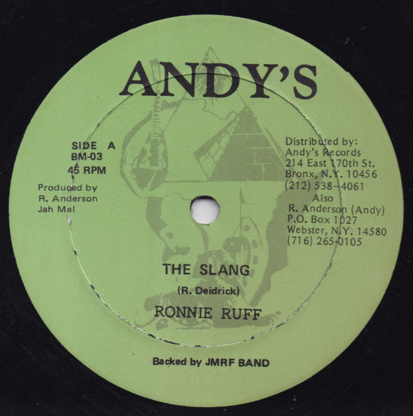 Ronnie Ruff (2) : The Slang / Hip Slang (12")