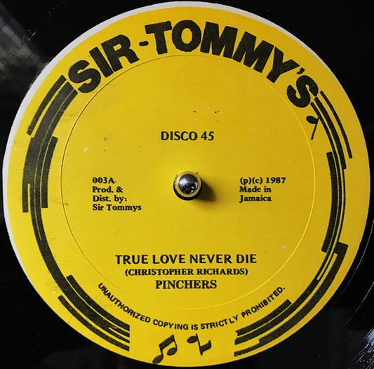 Pinchers / Nathan Skyers : True Love Never Die / Soulful Love (12")