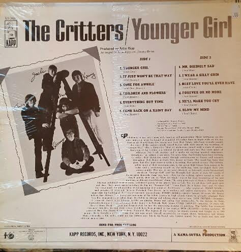 The Critters : Younger Girl (LP, Album)