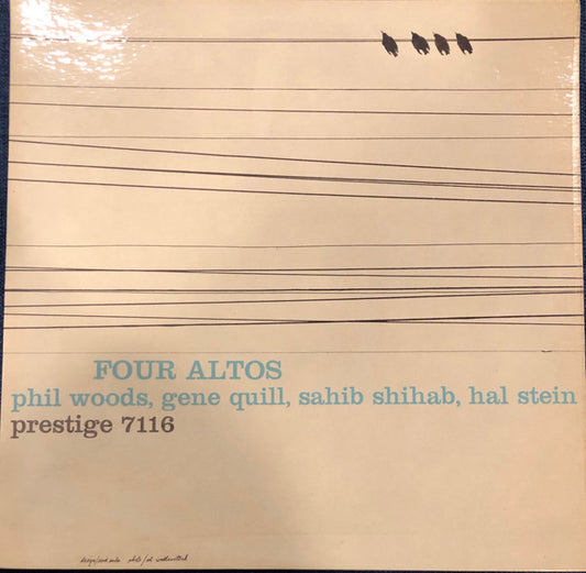 Phil Woods, Gene Quill, Sahib Shihab, Hal Stein : Four Altos (LP, Album, Mono)