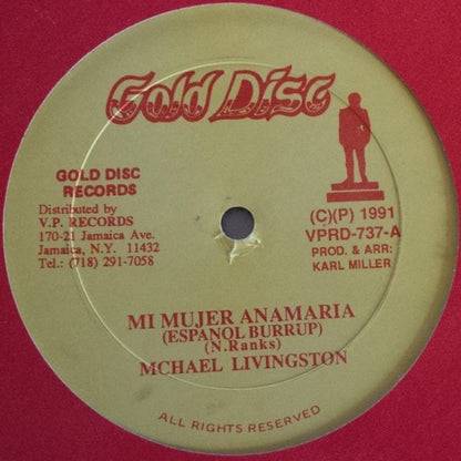 Michael Livingston : Mi Mujer Anamaria (12", Single)