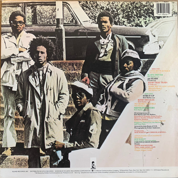 Bob Marley And The Wailers* : Catch A Fire (LP, Album, RE, Spe)