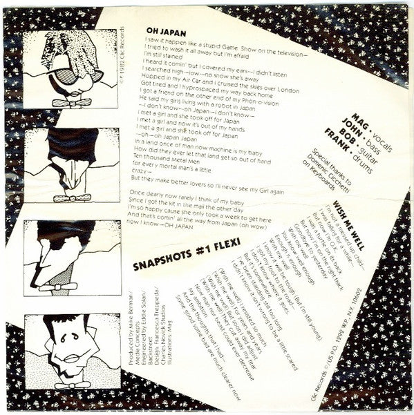 The Snapshots (4) : Wish Me Well / Oh Japan (7", S/Sided)