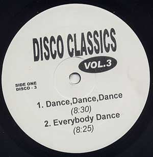 Chic : Disco Classics Vol. 3 (12", Unofficial)