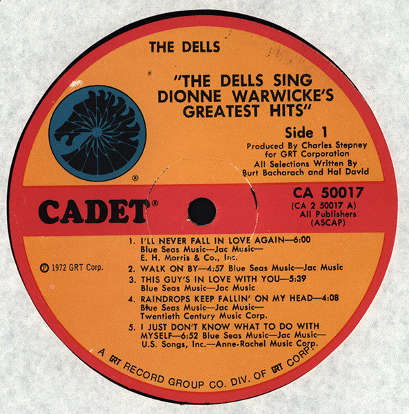 The Dells : The Dells Sing Dionne Warwicke's Greatest Hits (LP, Album)