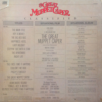 The Muppets : The Great Muppet Caper: An Original Soundtrack Recording (LP, Album)