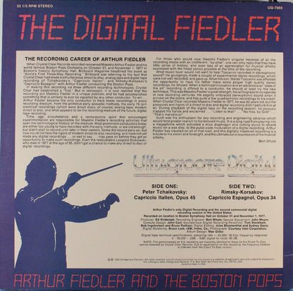 Arthur Fiedler And The Boston Pops* : The Digital Fiedler (LP, DBX)