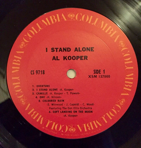 Al Kooper : I Stand Alone (LP, Album, RP, Uni)