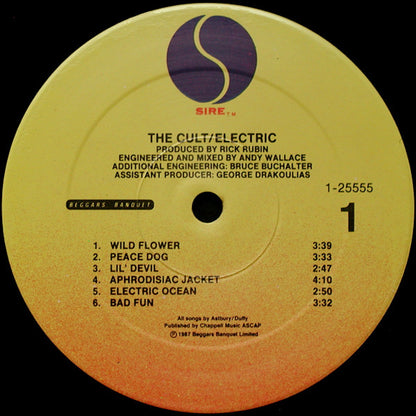 The Cult : Electric (LP, Album, SRC)