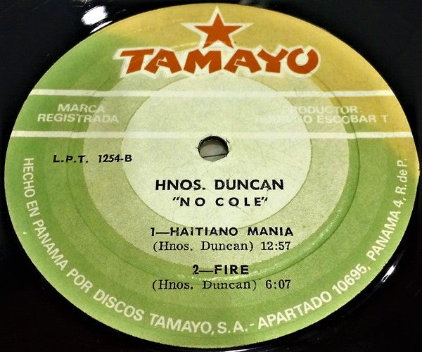 Los Hermanos Duncan : No Cole (LP, Album)