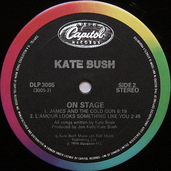 Kate Bush : On Stage (12", RE)