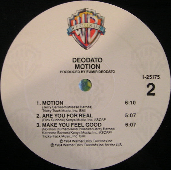 Deodato* : Motion (LP, Album)