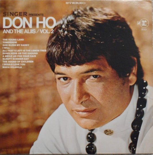 Don Ho And The Aliis : Singer Presents Don Ho And The Aliis / Vol. 2 (LP, Album)