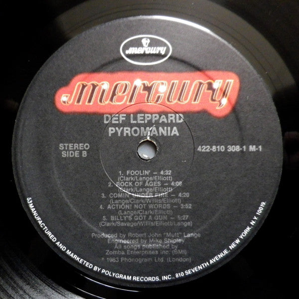 Def Leppard : Pyromania (LP, Album)