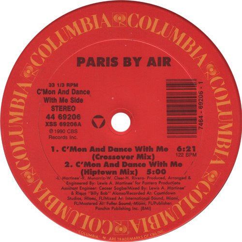 Paris By Air : C'mon And Dance With Me (12", Single)