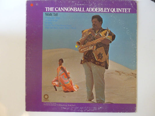 The Cannonball Adderley Quintet : Walk Tall (LP, Album, RE, Ora)