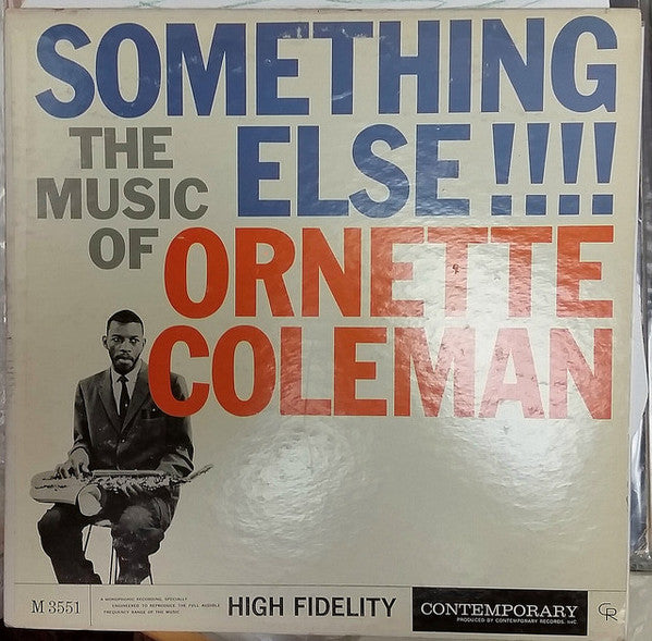 Ornette Coleman : Something Else!!!! (LP, Album, Mono)