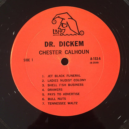 The Johnny Otis Show Featuring Chester Calhoun with Society Red (2) : Dr. Dickem (LP, Album)