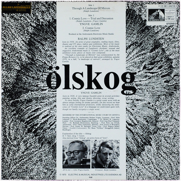 Ralph Lundsten : Ölskog (LP, Album)