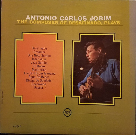 Antonio Carlos Jobim : The Composer Of Desafinado, Plays (LP, Album, Mono, Gat)