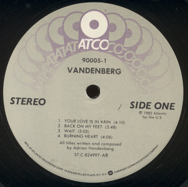 Vandenberg : Vandenberg (LP, Album, All)