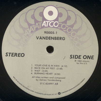 Vandenberg : Vandenberg (LP, Album, All)