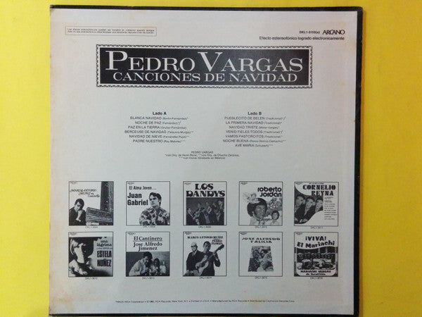 Pedro Vargas : Canciones De Navidad (LP, Album)