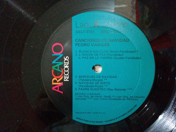 Pedro Vargas : Canciones De Navidad (LP, Album)