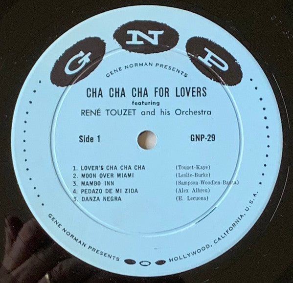 René Touzet And His Orchestra : Cha Cha Cha For Lovers (LP, Album, Mono)