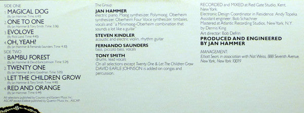 Jan Hammer Group : Oh, Yeah? (LP, Album, PR )