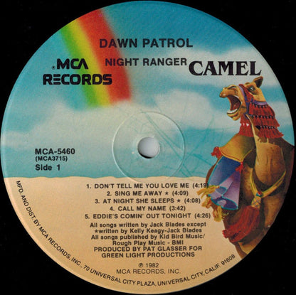 Night Ranger : Dawn Patrol (LP, Album, RE, Pin)